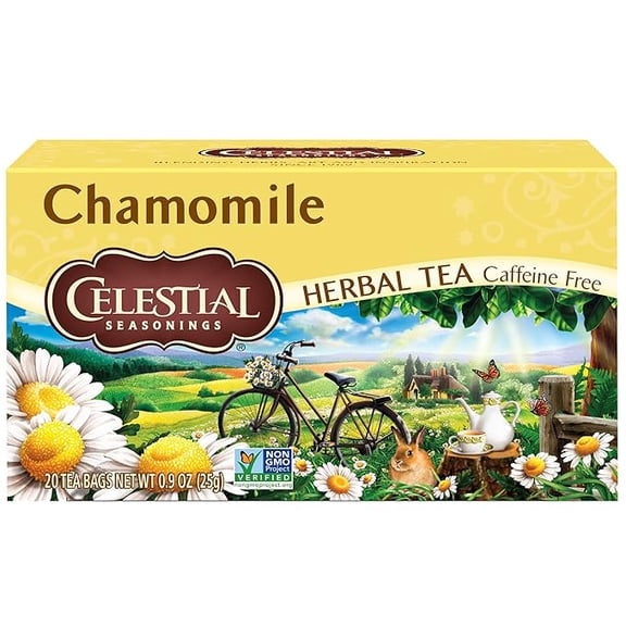 (1 pack) Celestial Seasonings Herbal Tea, Chamomile, 20 Count