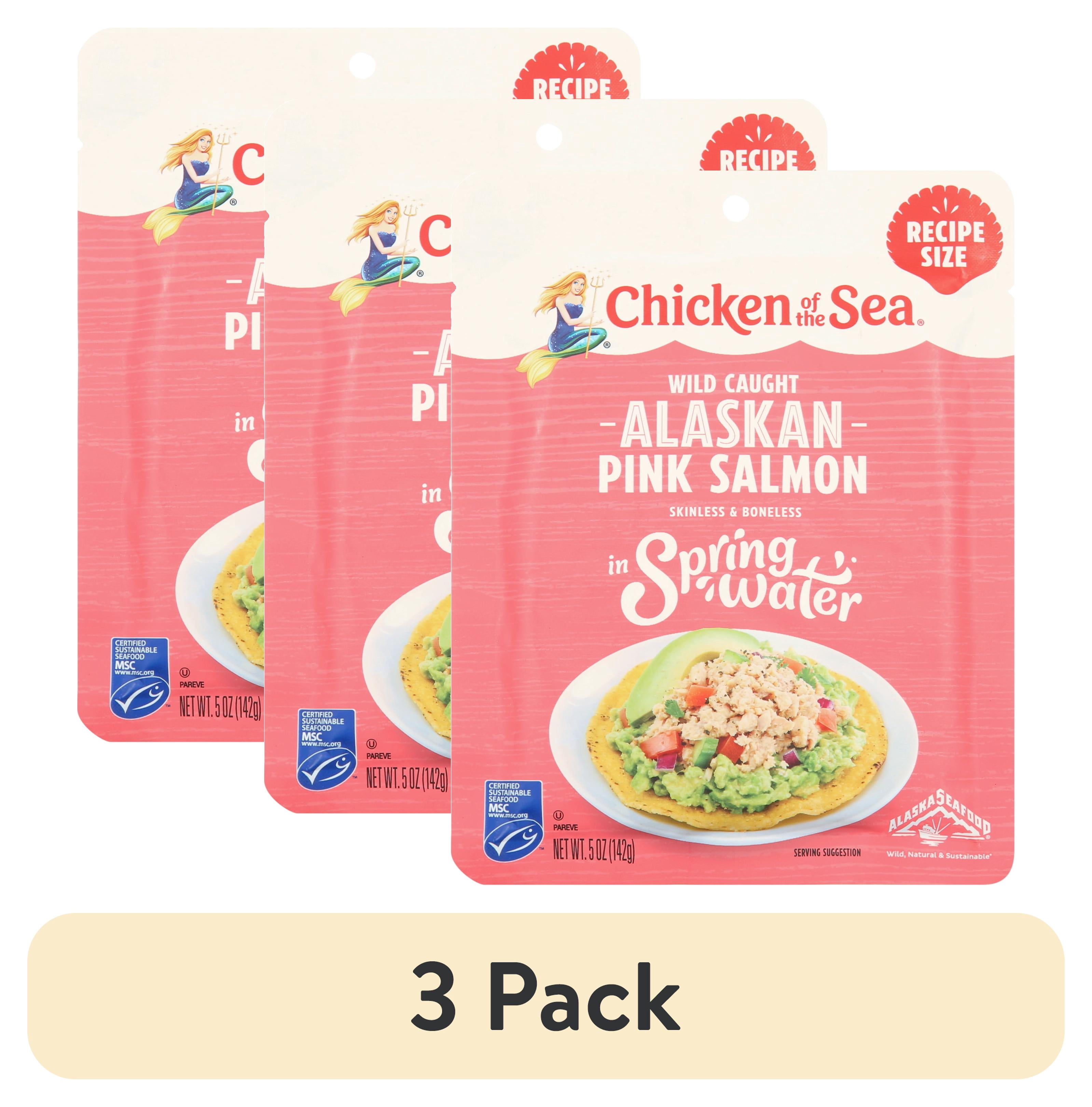 Chicken of the Sea Wild Caught Alaskan Pink Salmon, Spring Water