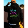 thumbnail image 1 of 1 pack Christianity hoodies funny hoodies men's sweater hoodie black Winter wear, vintage style, comfortable fit, patterned sweatshirt, streetwear lovers Regular Fit, All-Season Casual Wear, Ideal Gi, 1 of 7