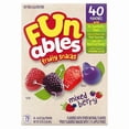 thumbnail image 1 of (1 pack) Funables Fruity Snacks, Mixed Berry Flavored Snacks, 32 oz 40 ct, 1 of 1