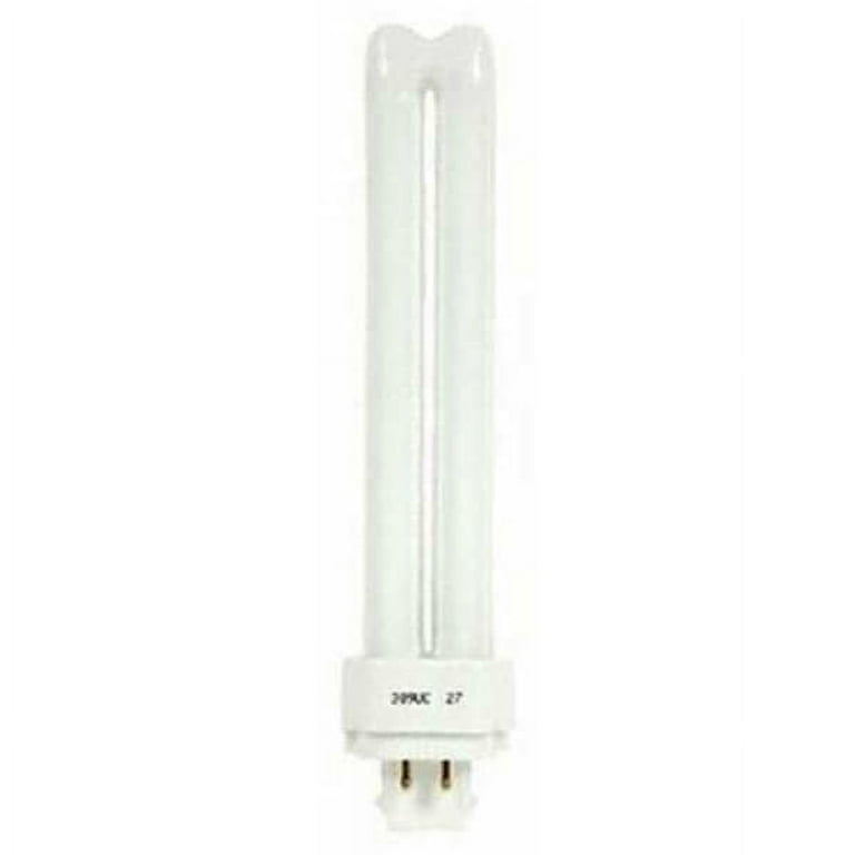 GE 13-Watt Plug-In CFL Bulb, Frosted, 4-Pin Base, 3500K, T4