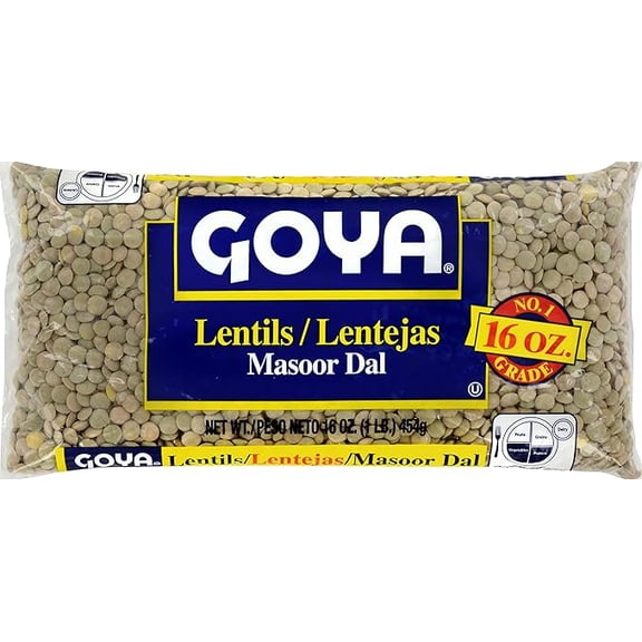 (1 pack) Goya Dry Lentils, 16 oz
