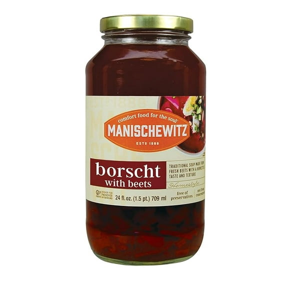 (1 pack) Manischewitz, Borscht with Beets, 24 Oz