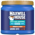 thumbnail image 1 of (1 pack) Maxwell House Half Caff Ground Coffee, 25.6 oz. Canister, 1 of 1