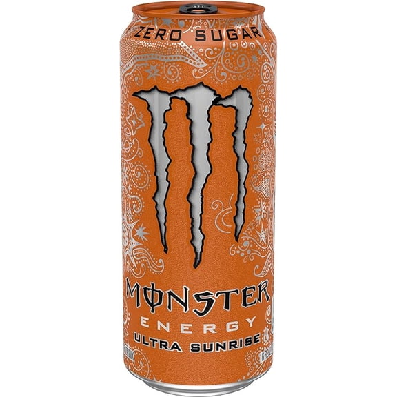 (1 pack) Monster Energy Drink, Ultra Sunrise, 16 fl oz