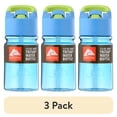 thumbnail interactive-video image 1 of (3 pack) Ozark Trail 12 oz Kids Tritan Plastic Flip-Top Water Bottle, Green & Blue, 1 of 8