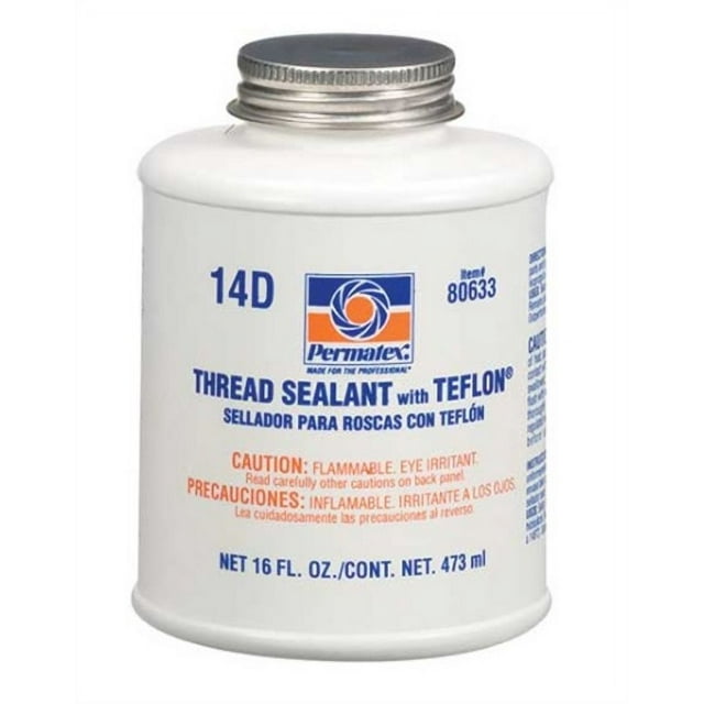 1 packPermatex 80633 Thread Sealant With PTFE 16 Oz
