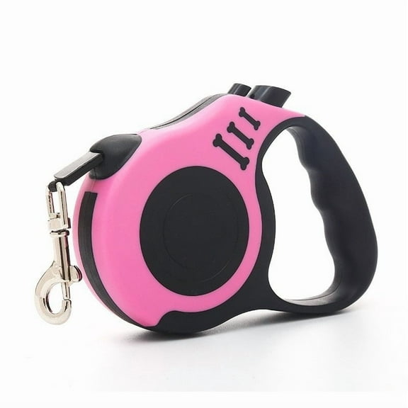 1 pack Retractable Dog Leash Lightweight 16FT Leash, for Small Medium Dogs(Pink)