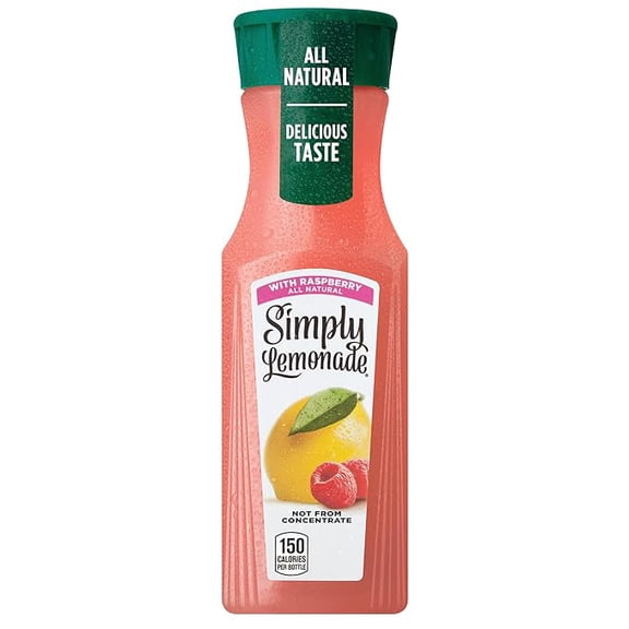 (1 pack) Simply Lemonade with Raspberry, All Natural Non-GMO, 11.5 fl oz