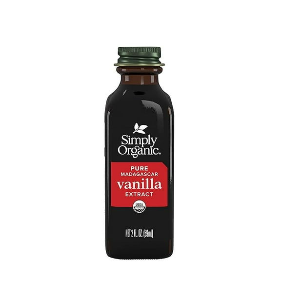 (1 pack) Simply Organic Pure Vanilla Extract, 2 oz (Packaging May Vary)