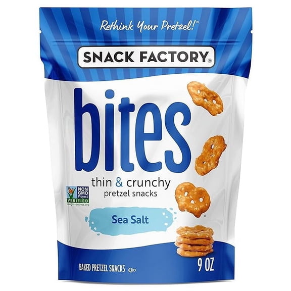 Snack Factory Sea Salt Bites, 9 oz Bag