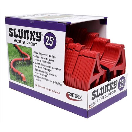 1 pack-Valterra S2500R Slunky Sewer Hose Support For RVs - Red - 25'
