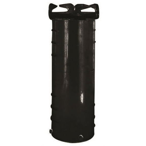 1 pack-Valterra T1022BK Sewer Hose Waste Valve Bayonet Adapter, Black, 10"