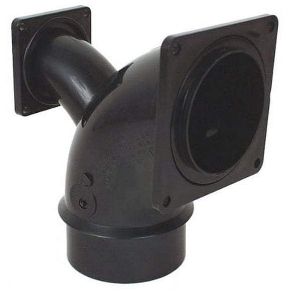1 pack-Valterra T1036-1 RV Sewer Elbow 3" Spigot x 3" Rotating Flange x 1-1/2" Rotating Flange