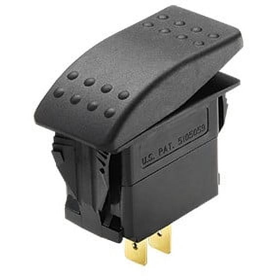 1 pack-WhiteCap Industries S-7057C Rocker Switch, 20 Amp, 12 Volt, SPST, Mom-On/Off