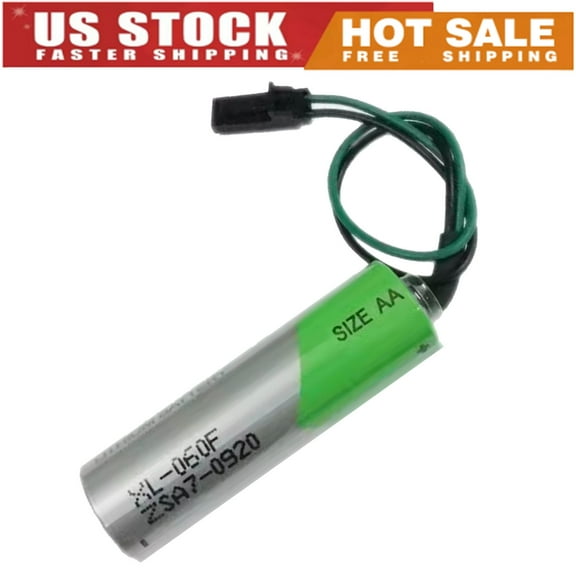 (1-pack) XL-060F 3.6V 2400MAH Battery with Black Plug Non-rechargeable Lithium Battery for Water Meter Electric Meter Flow Meter Battery