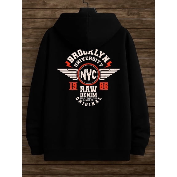 1 pack hoodies graphic hoodies mens machine washable black Casual Sporty Style Hooded Design, Comfortable Pullover comfortable pullovers dames winter graphic aesthetic funny pullovers dames gift chri