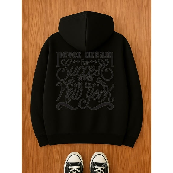 1 pack hoodies & sweatshirt hoodies mens sweater hoodie black Hooded Design, Comfortable Pullover Graphic & Letter Print Hoodie, Casual Pocket Long Sleeve Drawstring Hoodies Sweatshirt streetwear gif