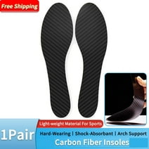 1 pair Carbon Fiber Insole for Men & Women Carbon Fiber Foot Plate Carbon Fiber Shoe Insert- Rigid Support Turf Toe Morton Extension