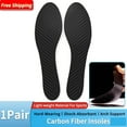 1 pair Carbon Fiber Insole for Men & Women Carbon Fiber Foot Plate Carbon Fiber Shoe Insert