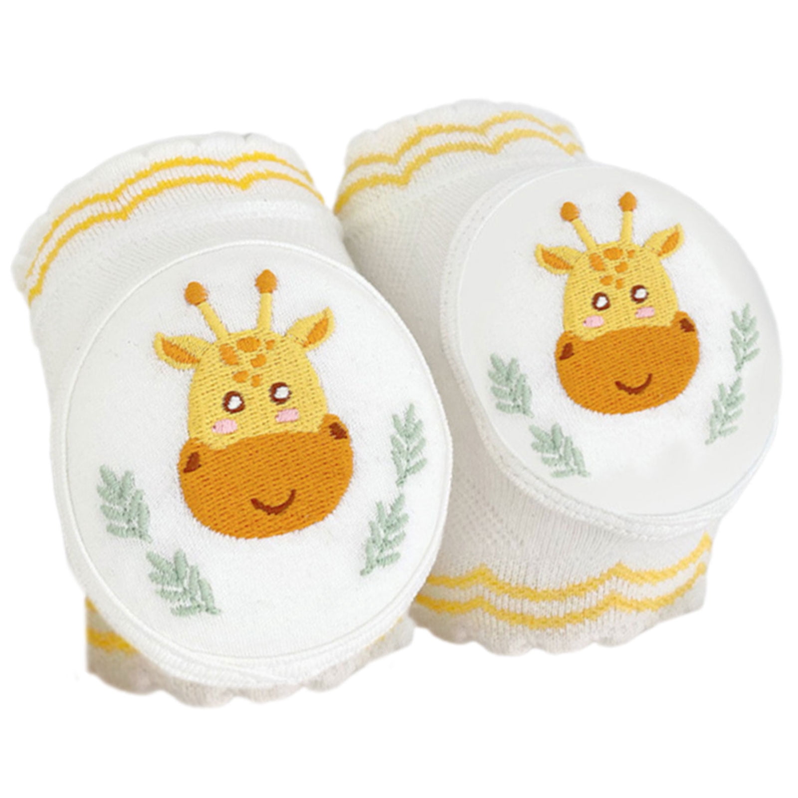 1 pair Kids Knee Cushion Knee Sleeves Elastic Cotton Crawling Pads ...