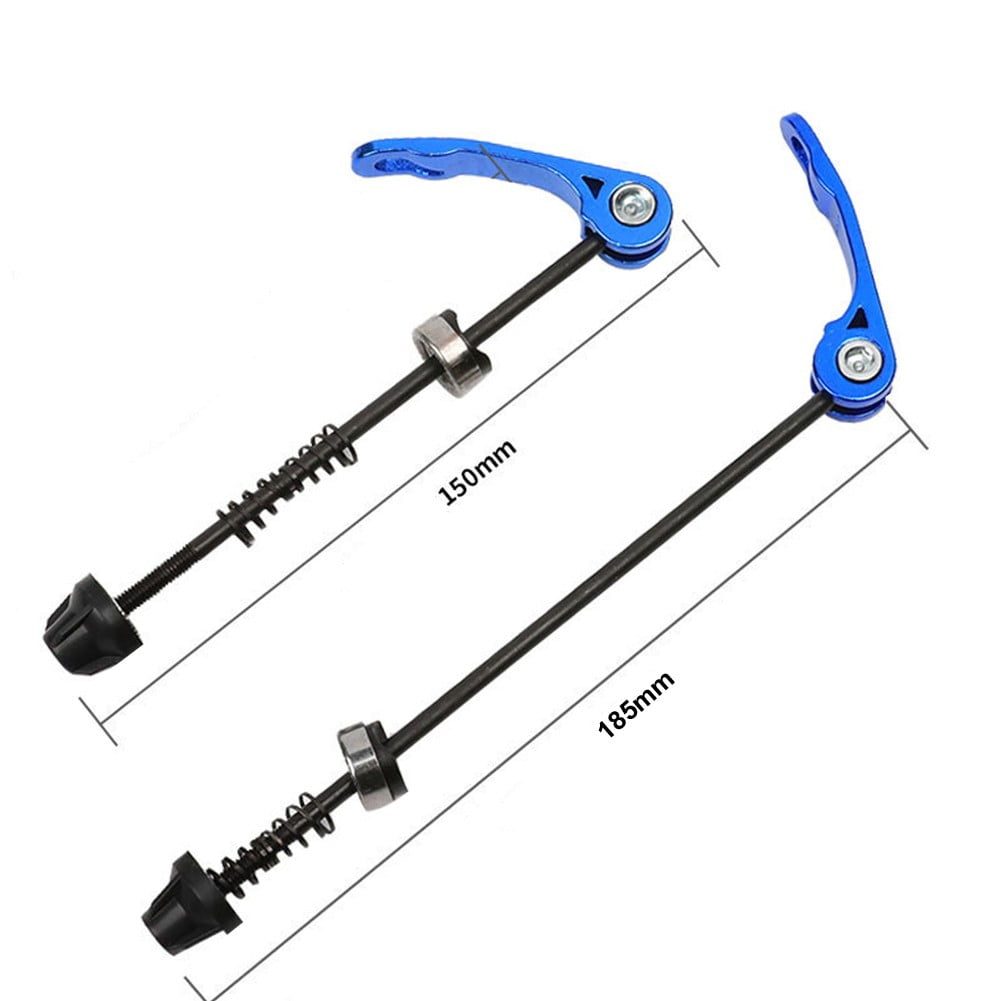 1 Pair Mtb Bike Bicycle Wheel Front and Rear Tire Quick Release Qr