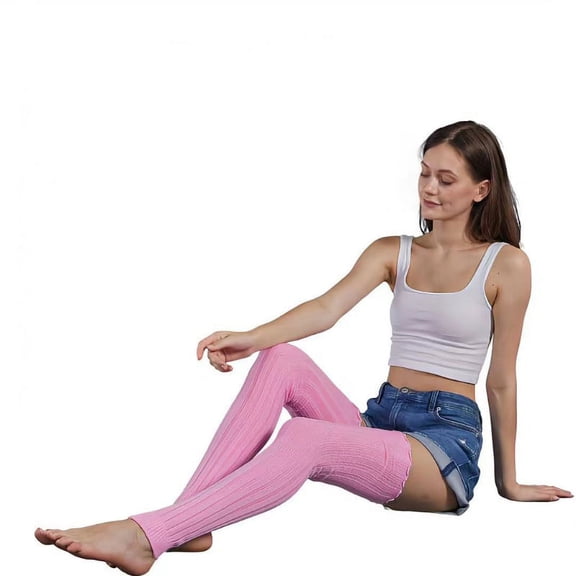 (1 pair) Over-the-knee leg covers-pink