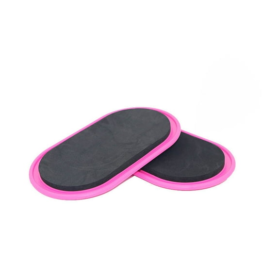 1 pair Sport Sliders Core Workout Discs Core Ab Exercise Gym Training Slimming Abdominal Equipment Fitness Slide gliding Discs (Pink)