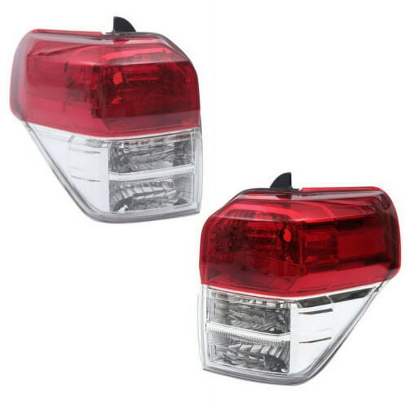 1 pair Tail Lights Rear Brake Lamp Set For 2010 2011 2012 2013 Toyota 4Runner