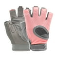 thumbnail image 1 of 1 pair of sports cycling half-finger gloves fitness pull-up anti-slip breathable wear-resistant hand protection thickened gloves - s, 1 of 5