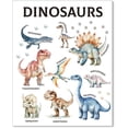thumbnail image 1 of 1 pc 1 Pc Cartoon Dinosaur Print Wall Poster Study Learing Wall Chart Educational Dinosaur Poster Classroom Decor for Kindergarten Early Years Nursery School 28x35cm/11x13.7", 1 of 7