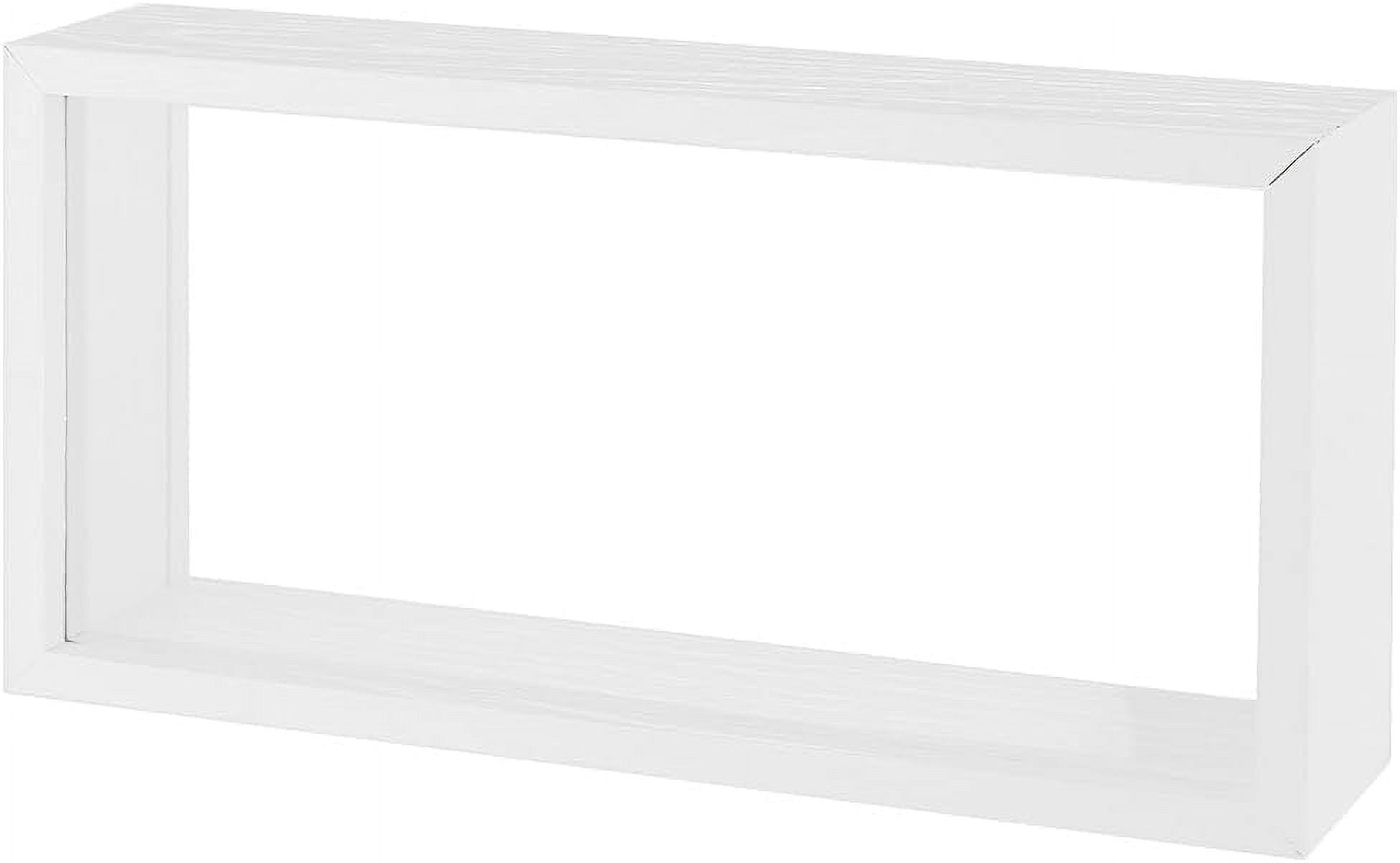 1 pc 10.2x5x2.4 Inch Rectangle Shadow Box Wood Shadow Box Display Case ...