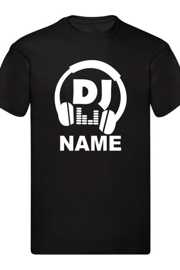 1 pc, 100% cotton T-shirt, DJ headphones Funny T-shirt Gift for her Dance Club Singer Shirt Family Gift Birthday Gift Christmas T-shirt top