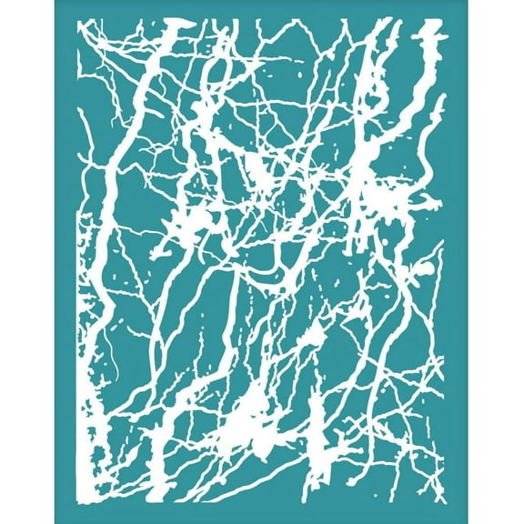 1 pc 4x5 Inch Lightning Bolt Pattern Clay Stencils Crack Silk Screen for Polymer Silk Screen Stencils Mesh Transfer Stencils Mesh Stencil for Polymer Clay Jewelry Making