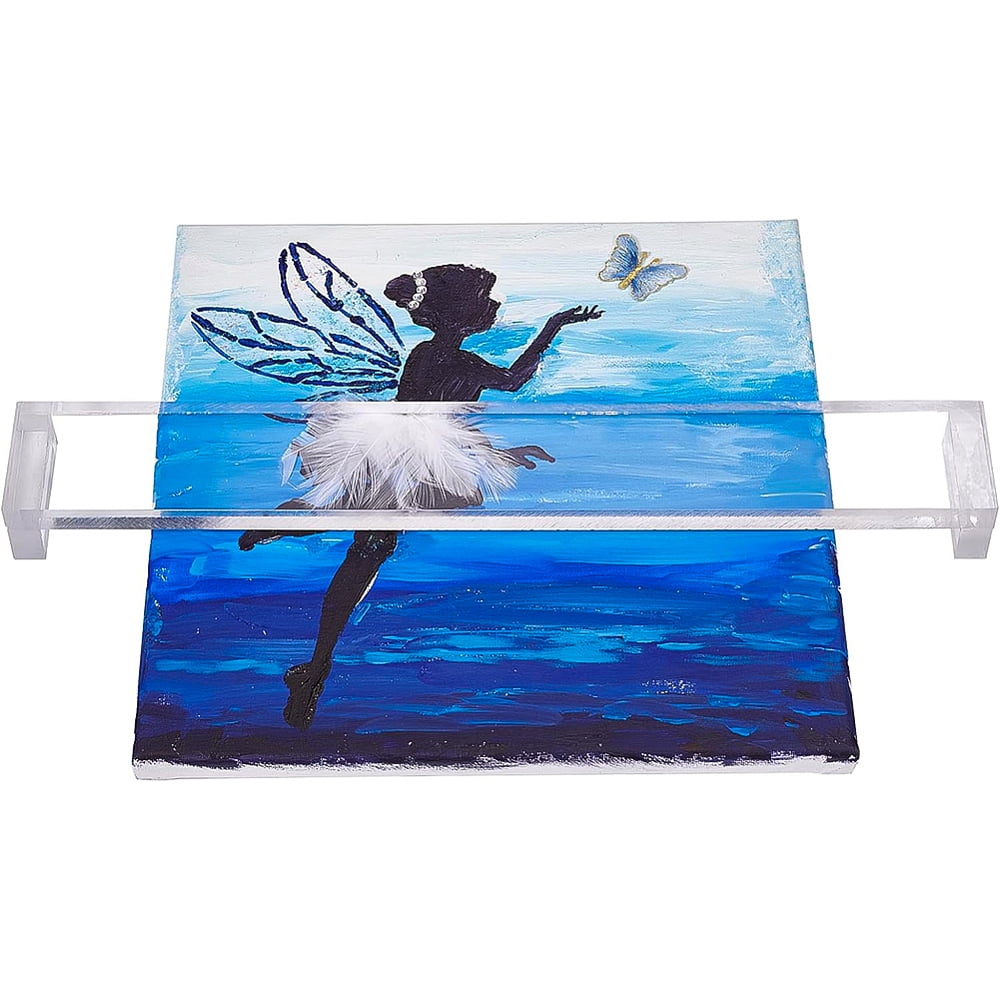 1 pc Acrylic Wrist Rest for Computer Keyboard White 430x60x38mm