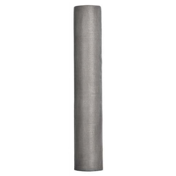 1 pc, Adfors Door and Window Screen, Fiberglass, 24 in W, 100 ft L, 0.011 in Wire Dia, Gray