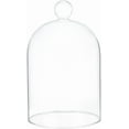 thumbnail image 1 of 1 pc Arch Glass Dome Cover Decorative Display Case Cloche Bell Jar Clear 121x190mm, 1 of 8