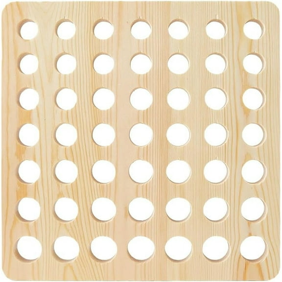 1 pc Beginners Multi-Craft Weaving Loom for Learners Thick Wooden Weaving Board Perforated Frame for Textile Aids for Handmade Crafts Adjustable Wooden Textile Sheeting 1pc