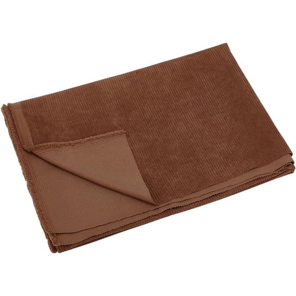 1 pc Brocade Polyester Fabric for DIY Crafts Garment Accessories Square Saddle Brown 1000x1550x0.8mm