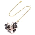 thumbnail image 1 of 1 pc Butterfly Alloy Rhinestone Ceiling Fan Pull Chain Extenders with Iron Ball Chains Golden Rose golden 373mm, 1 of 4