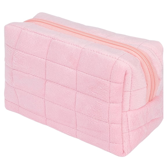 1 pc Canvas Pen Bag Stationery Storage Boxes for Pens Pencils Rectangle Pink 85x200x115mm