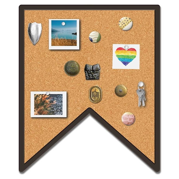1 pc Cork Bulletin Board Saddle Brown Bookmark 300x250mm