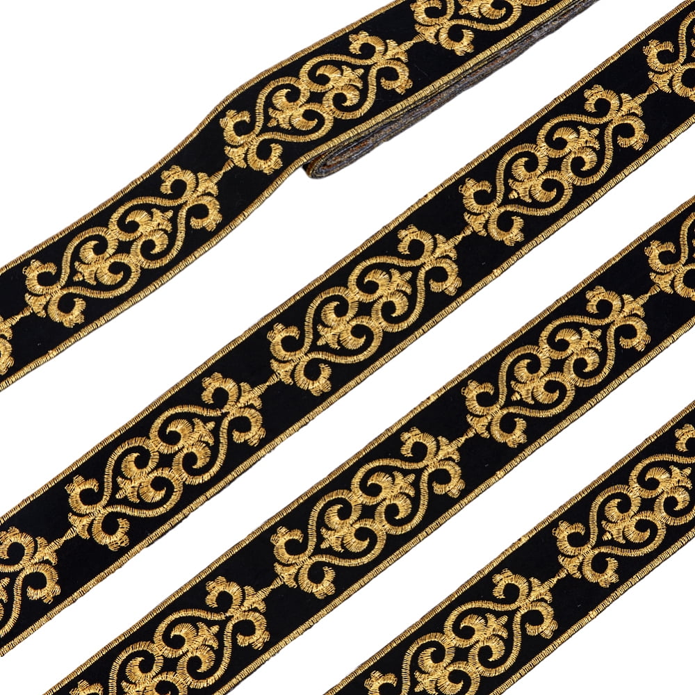 Garment Ribbon 1 pc Ethnic Style Floral Pattern Embroidery Polyester Ribbons Jacquard ...