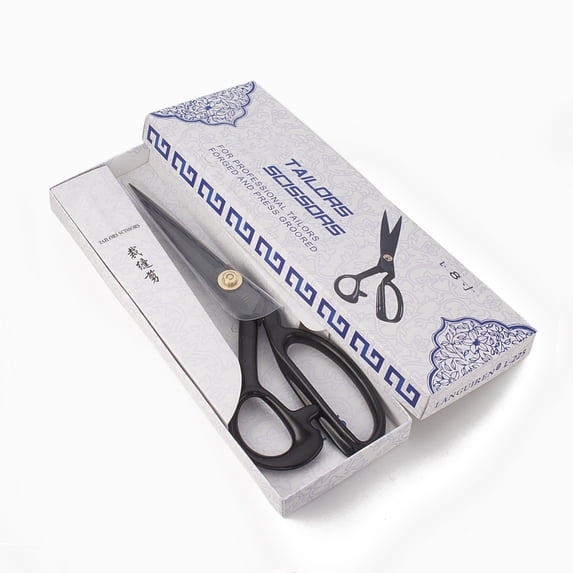 1 pc German Steel Tailor Scissors Sewing scissors Black Gunmetal 225x80x10mm