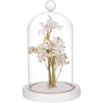 thumbnail image 1 of 1 pc Glass Dome with Base Cloche Cloche Bell Jar Display Dome Case Glass Decoration Bottles for Plants Flower Display Clay Succulents Storage Home Party Favor Decoration 3.5x7 inch, 1 of 6