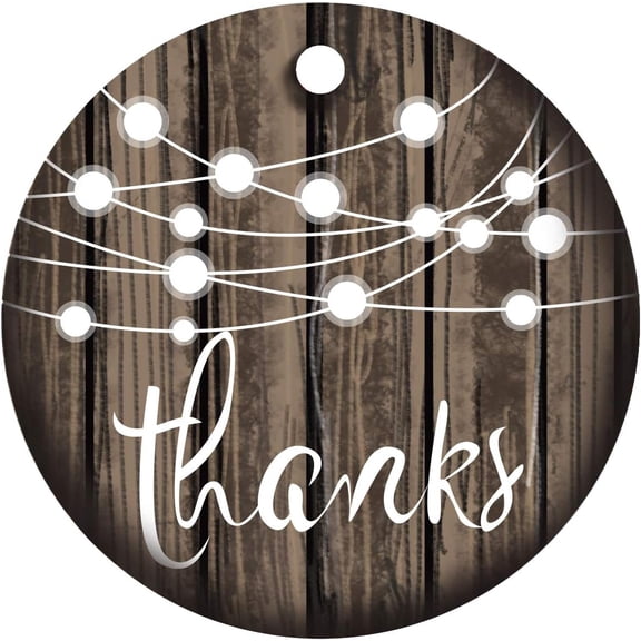 1 pc Handmade Porcelain Pendants Flat Round with Word Thanks BurlyWood 75x2mm