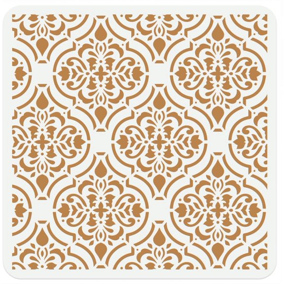 1 pc Hollow Out Drawing Painting Stencils for DIY Scrapbook Photo Album Floral 300x300mm