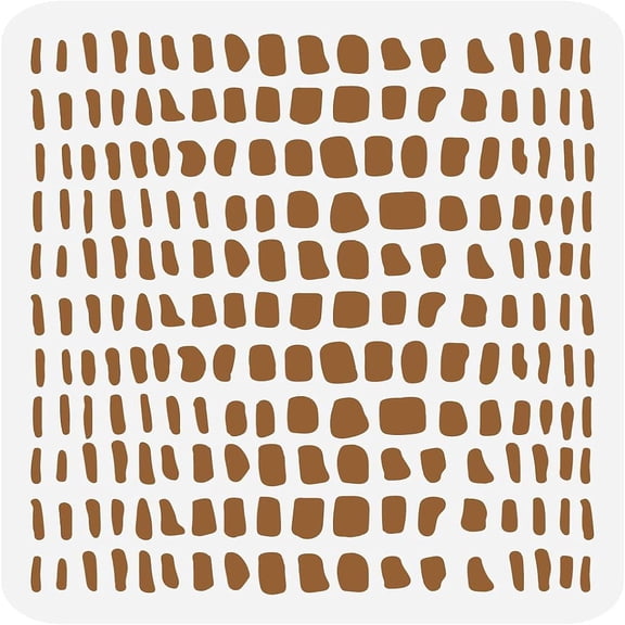 1 pc Large Plastic Reusable Drawing Painting Stencils Templates for Painting on Scrapbook Fabric Tiles Rectangle Geometric Pattern 297x210mm