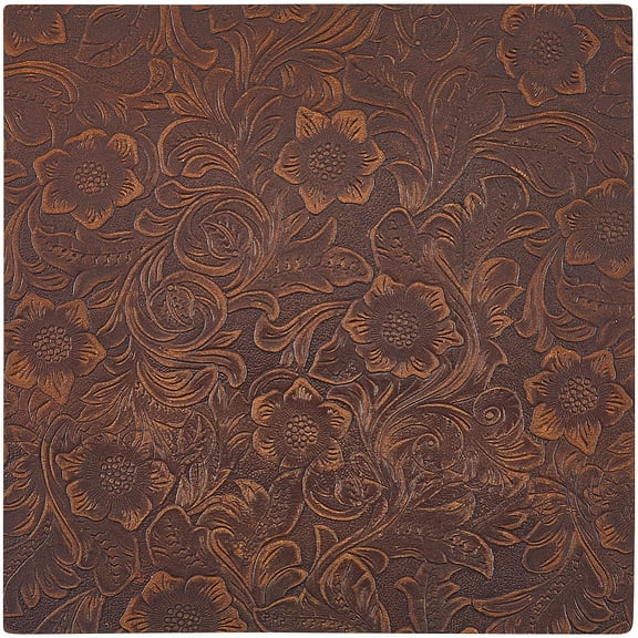 1 pc Leather Fabric for Shoes Bag Sewing Patchwork DIY Craft Appliques Coconut Brown 20x20x0.16~0.18cm