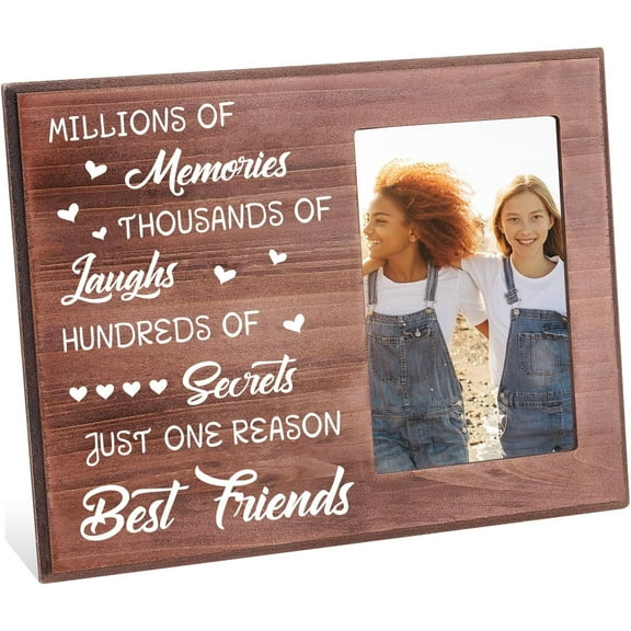 1 pc MDF Wood Photo Frames for Tabletop Display Photo 195x255x12mm Frame Rectangle Word